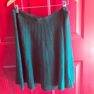 Dark green soft stretch skirt
